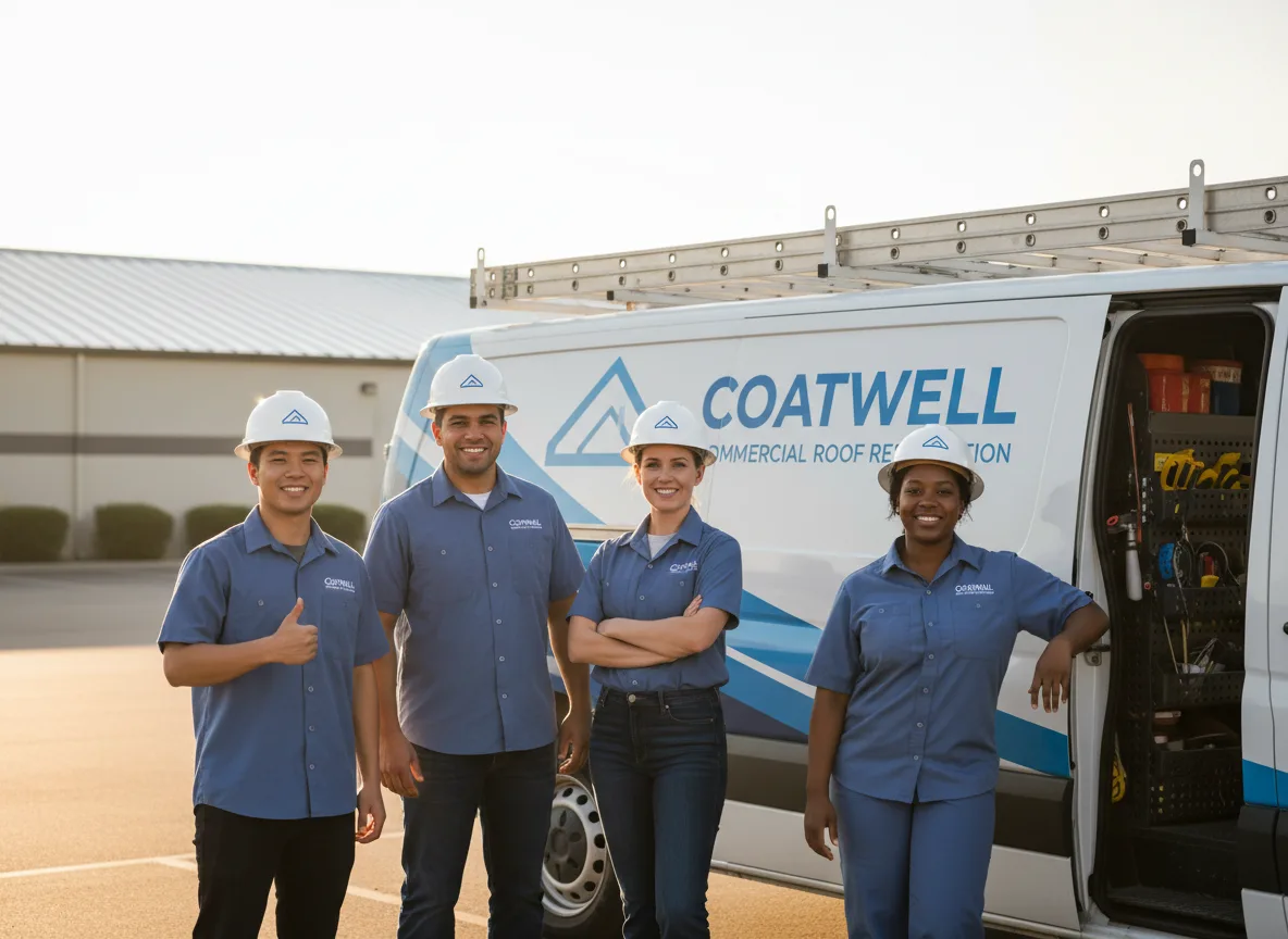 Commercial roof coating company in Woodville, TX